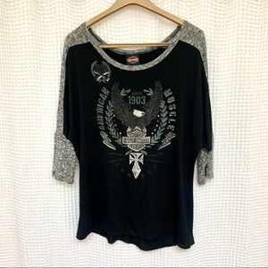 HARLEY DAVIDSON WOMENS TOP SIZE LARGE!!!